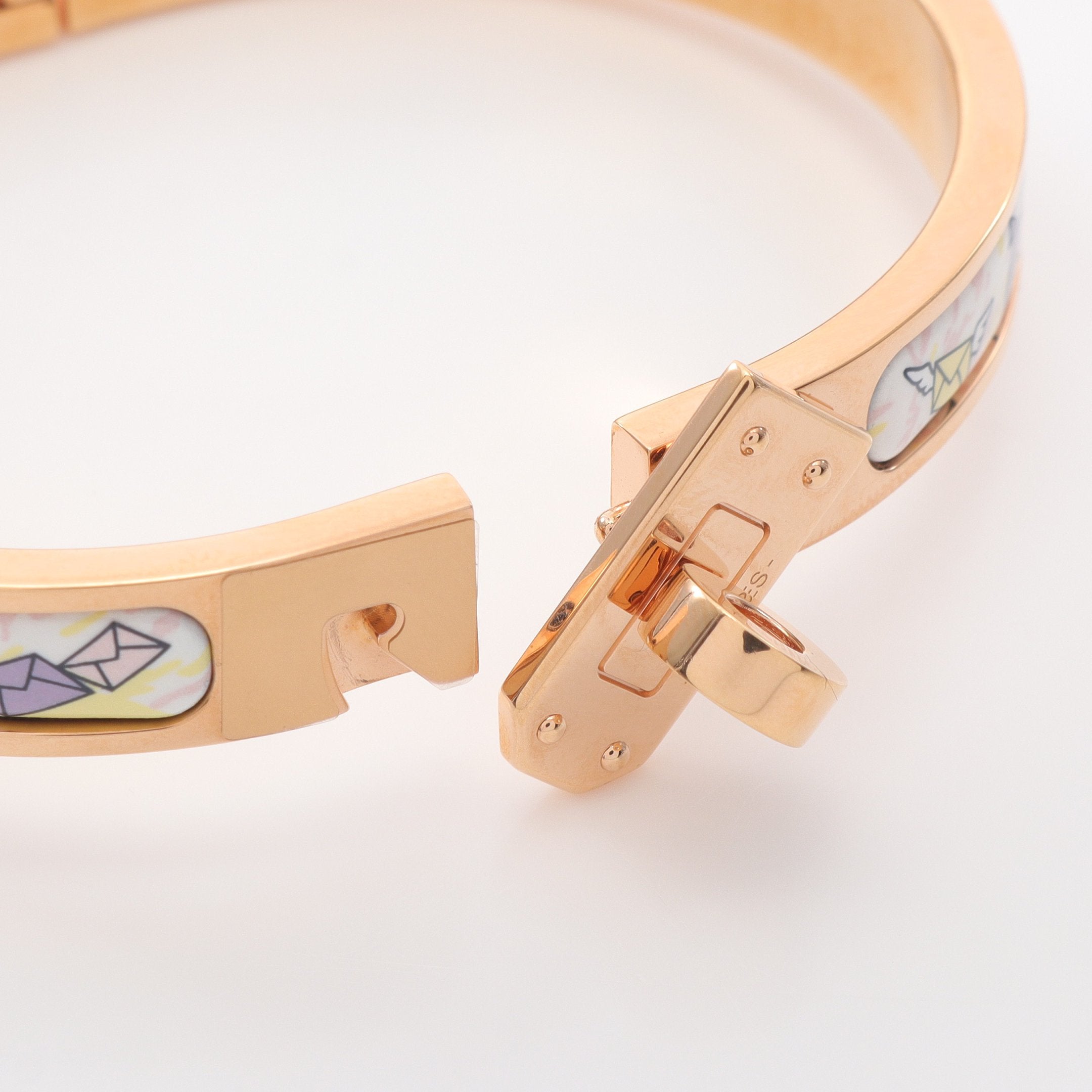 ミニ クリック ケリー ジャスミン バングル GP ピンクゴールド