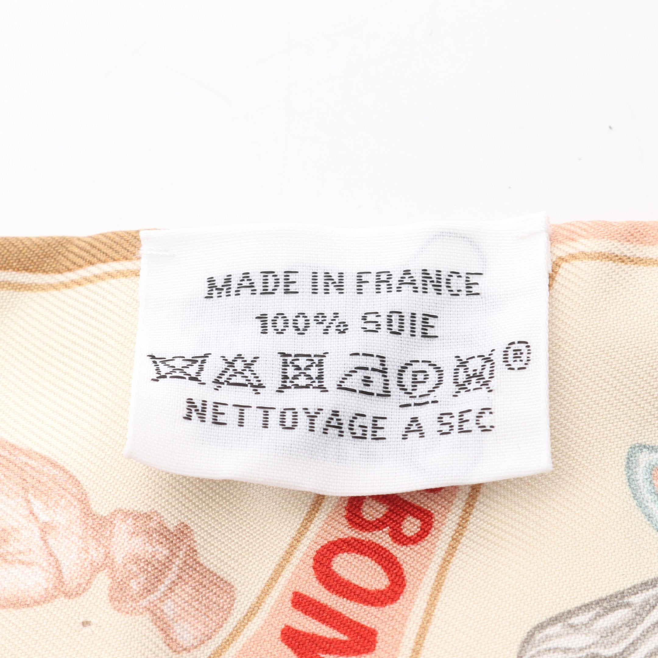 ツイリー FUNNY ICE CREAM リボン スカーフ シルク ブラウン マルチ