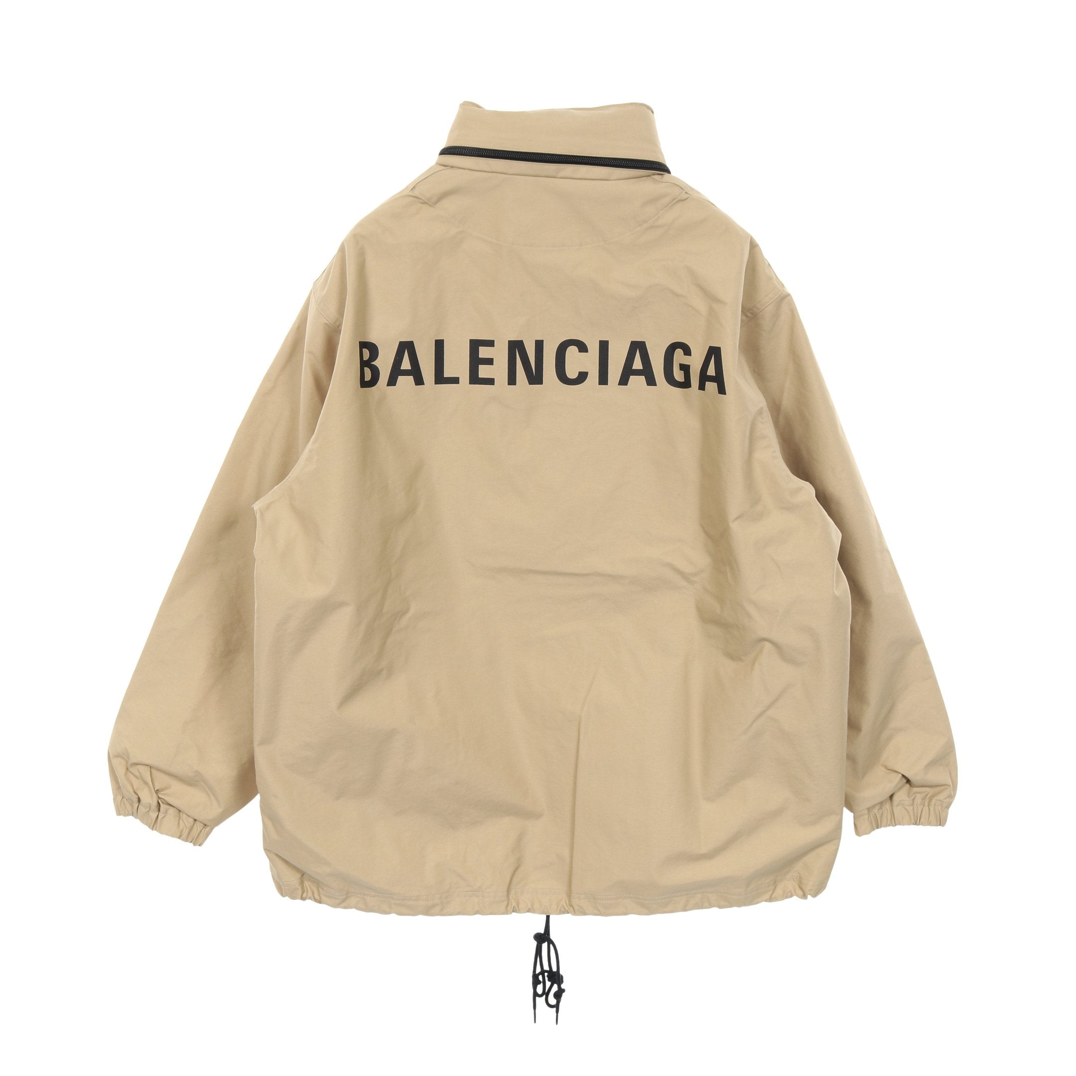 【美品】BALENCIAGA｜ベージュ｜ナイロンジャケット BALENCIAGA】【イタリア製】【アウター】バレンシアガ『ビッグ