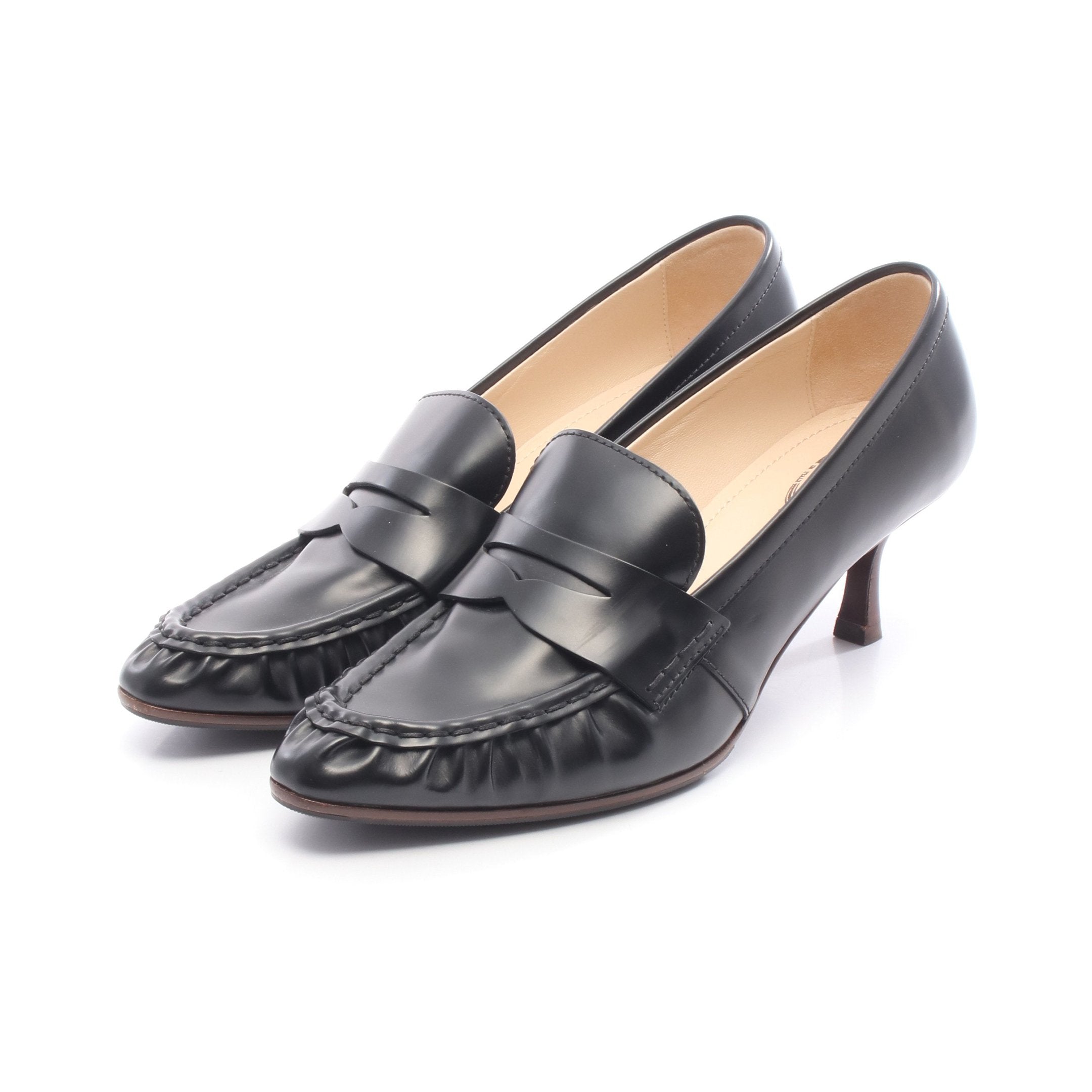 ローファー パンプス レザー ブラック トッズ – RECLO