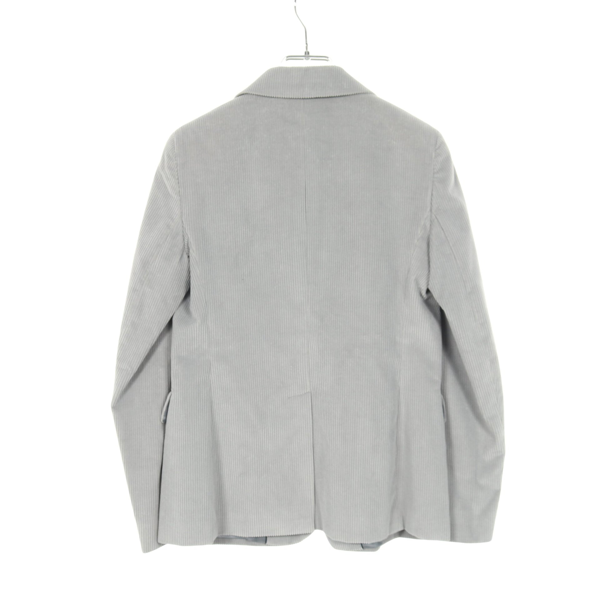コーデュロイジャケット シングルブレスト テーラードジャケット コットン グレー マックスマーラウィークエンド アウター Max Mara Weekend