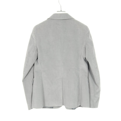 コーデュロイジャケット シングルブレスト テーラードジャケット コットン グレー マックスマーラウィークエンド アウター Max Mara Weekend