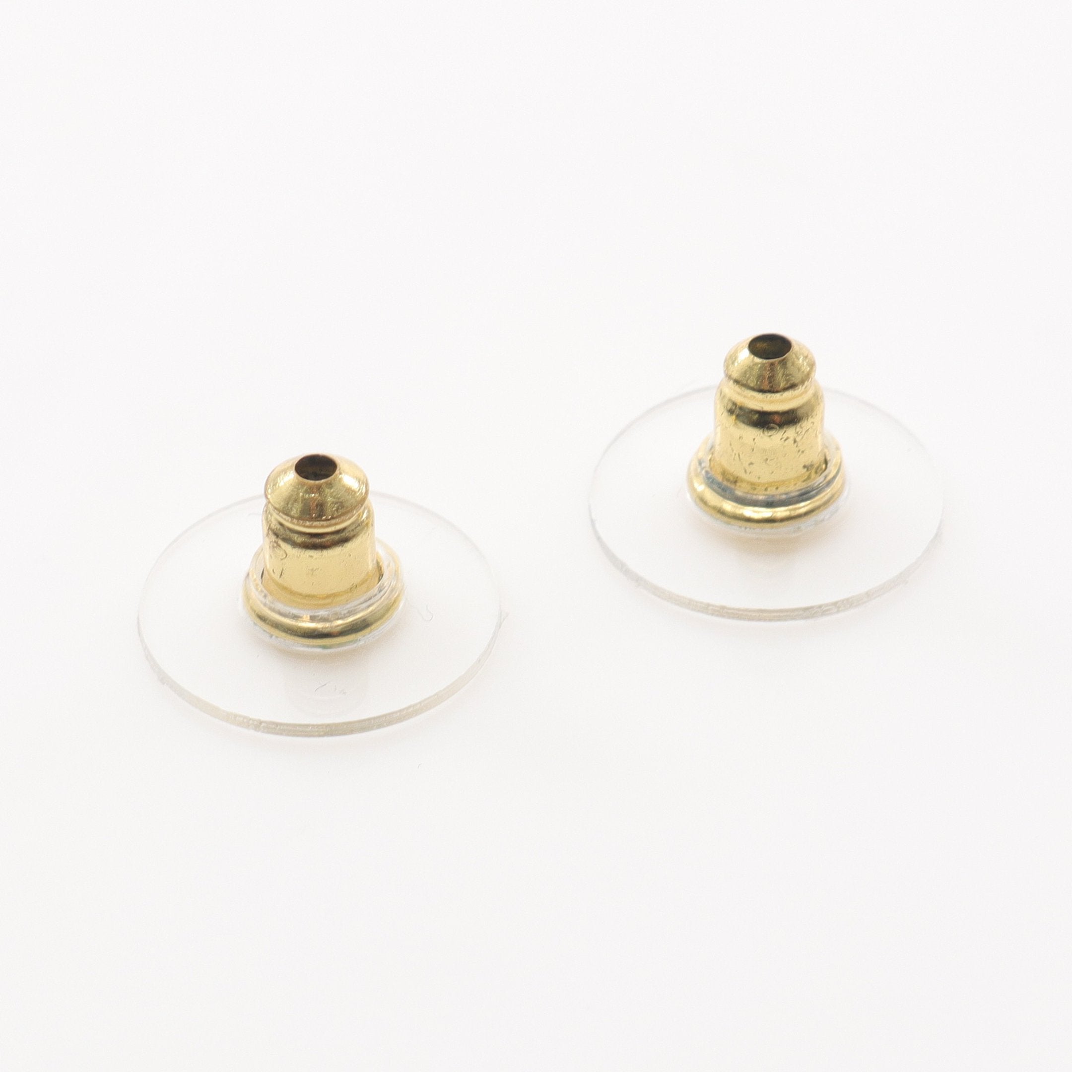 ココマーク シェル ピアス GP ラインストーン ゴールド クリア A23C