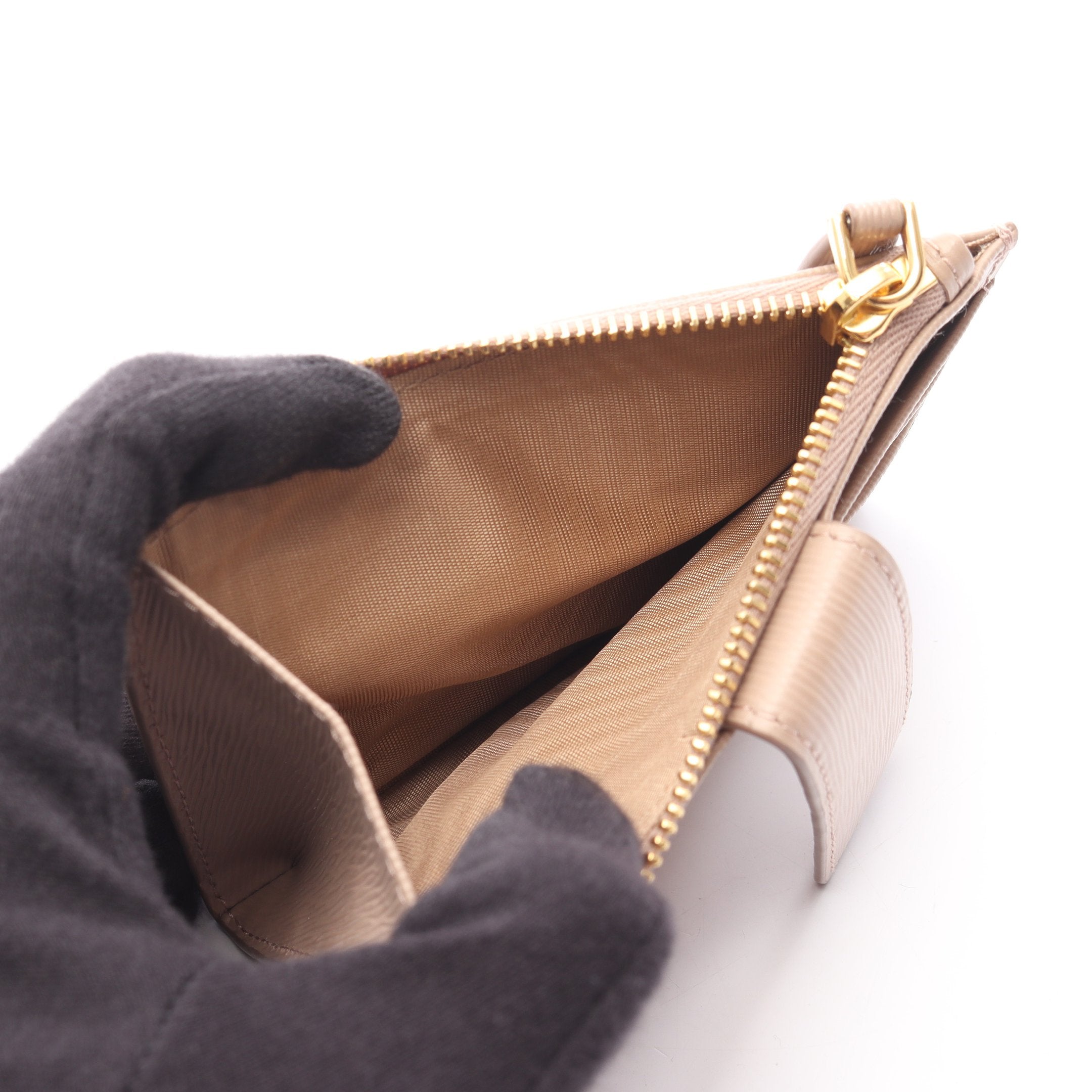 VITELLO MOVE カードケース コインケース レザー ベージュ プラダ – RECLO