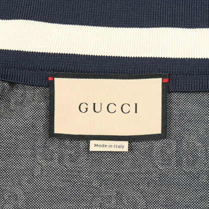 GGジャガード トラックジャケット ネイビー アイボリー レッド グッチ アウター GUCCI