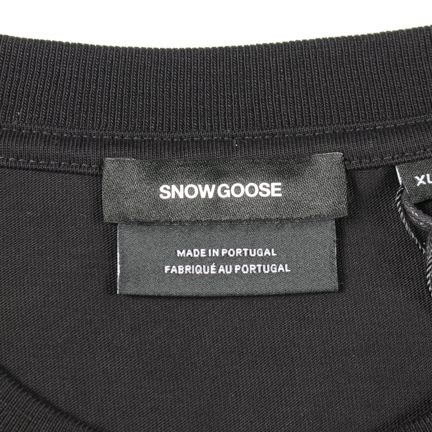 SNOW GOOSE ゼニス 半袖Tシャツ コットン ブラック カナダグース トップス CANADA GOOSE