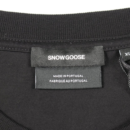 SNOW GOOSE ゼニス 半袖Tシャツ コットン ブラック カナダグース トップス CANADA GOOSE