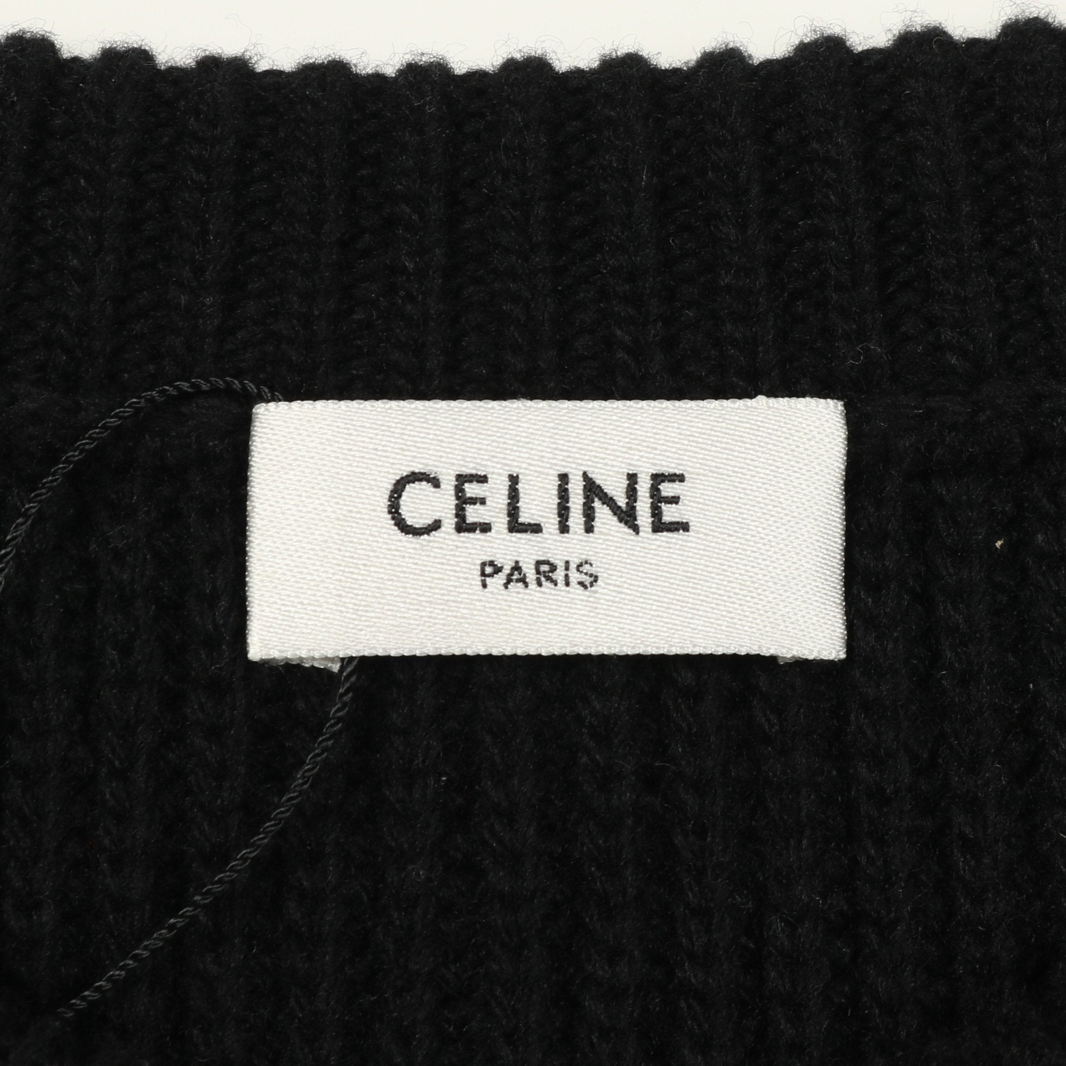 CELINE リブ編みセーター セリーヌ CÉLINE ベージュリブ編み セーター CELINE（セリーヌ）ニット