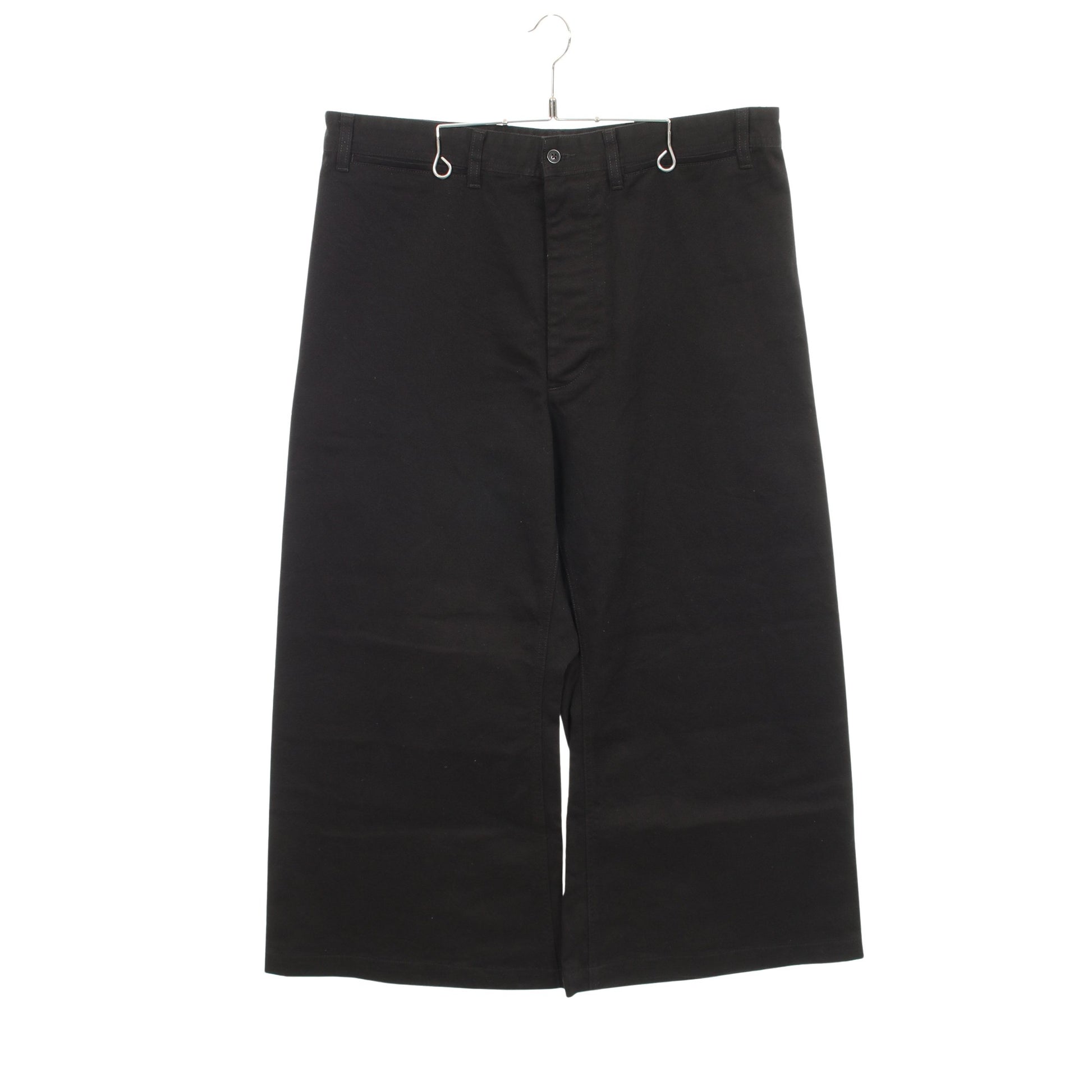 コットンツイル ボタンフライ パンツ ワイドパンツ コットン ブラック ポロラルフローレン ボトムス Polo Ralph Lauren