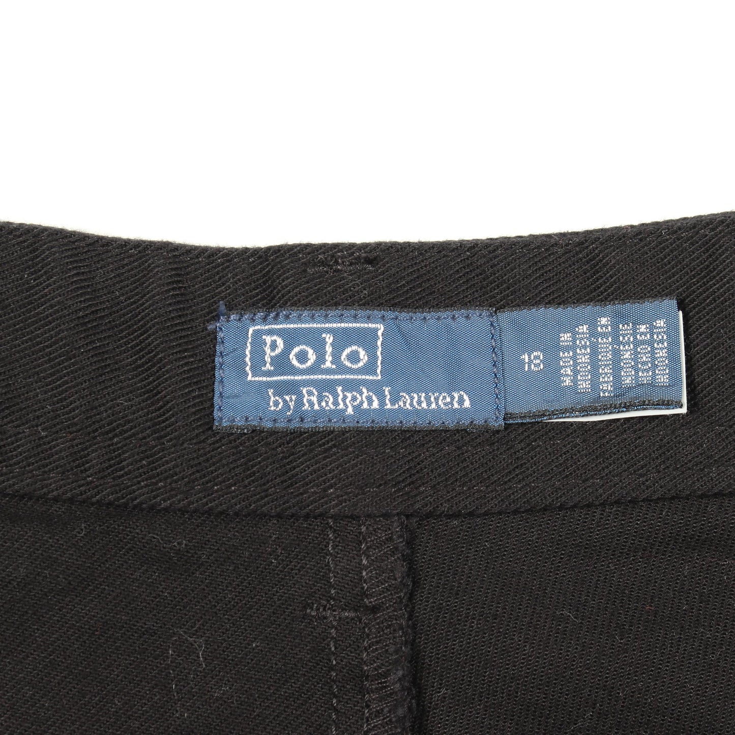 コットンツイル ボタンフライ パンツ ワイドパンツ コットン ブラック ポロラルフローレン ボトムス Polo Ralph Lauren