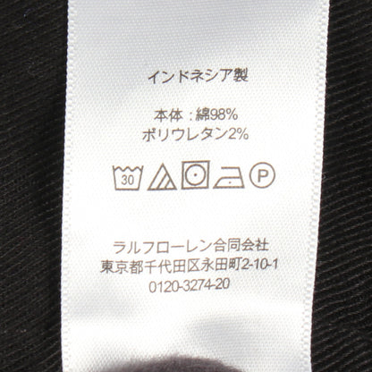 コットンツイル ボタンフライ パンツ ワイドパンツ コットン ブラック ポロラルフローレン ボトムス Polo Ralph Lauren