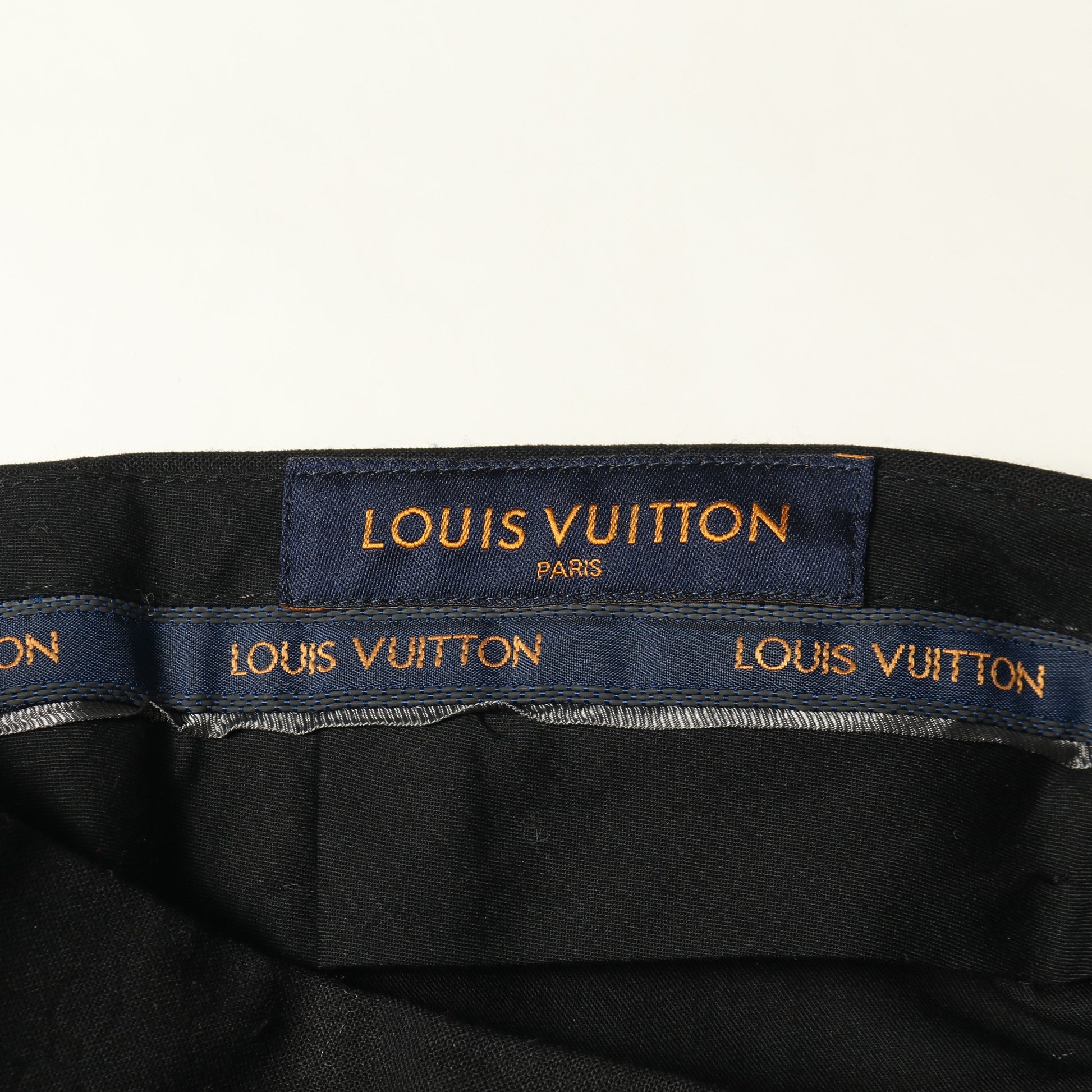 モノグラム パンツ ウール ブラック ルイヴィトン ボトムス LOUIS VUITTON