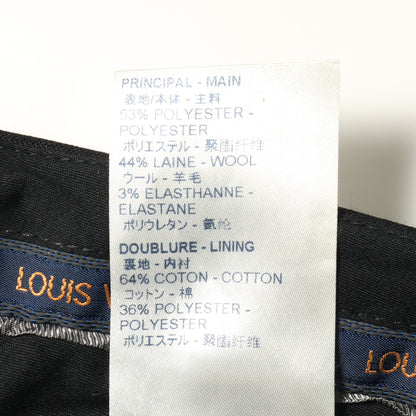 モノグラム パンツ ウール ブラック ルイヴィトン ボトムス LOUIS VUITTON