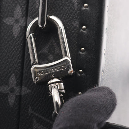クラッチ ボックス モノグラムエクリプス ショルダーバッグ PVC レザー ブラック ルイヴィトン バッグ LOUIS VUITTON