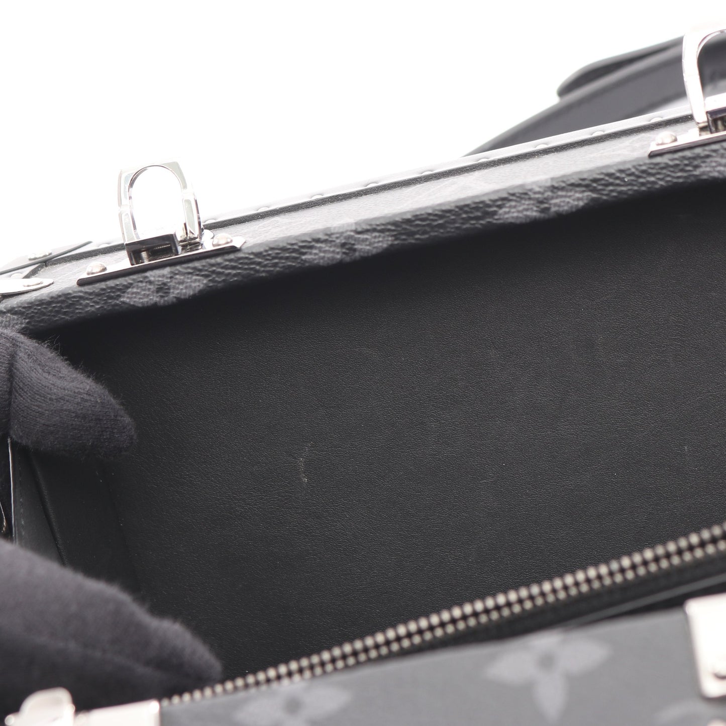 クラッチ ボックス モノグラムエクリプス ショルダーバッグ PVC レザー ブラック ルイヴィトン バッグ LOUIS VUITTON