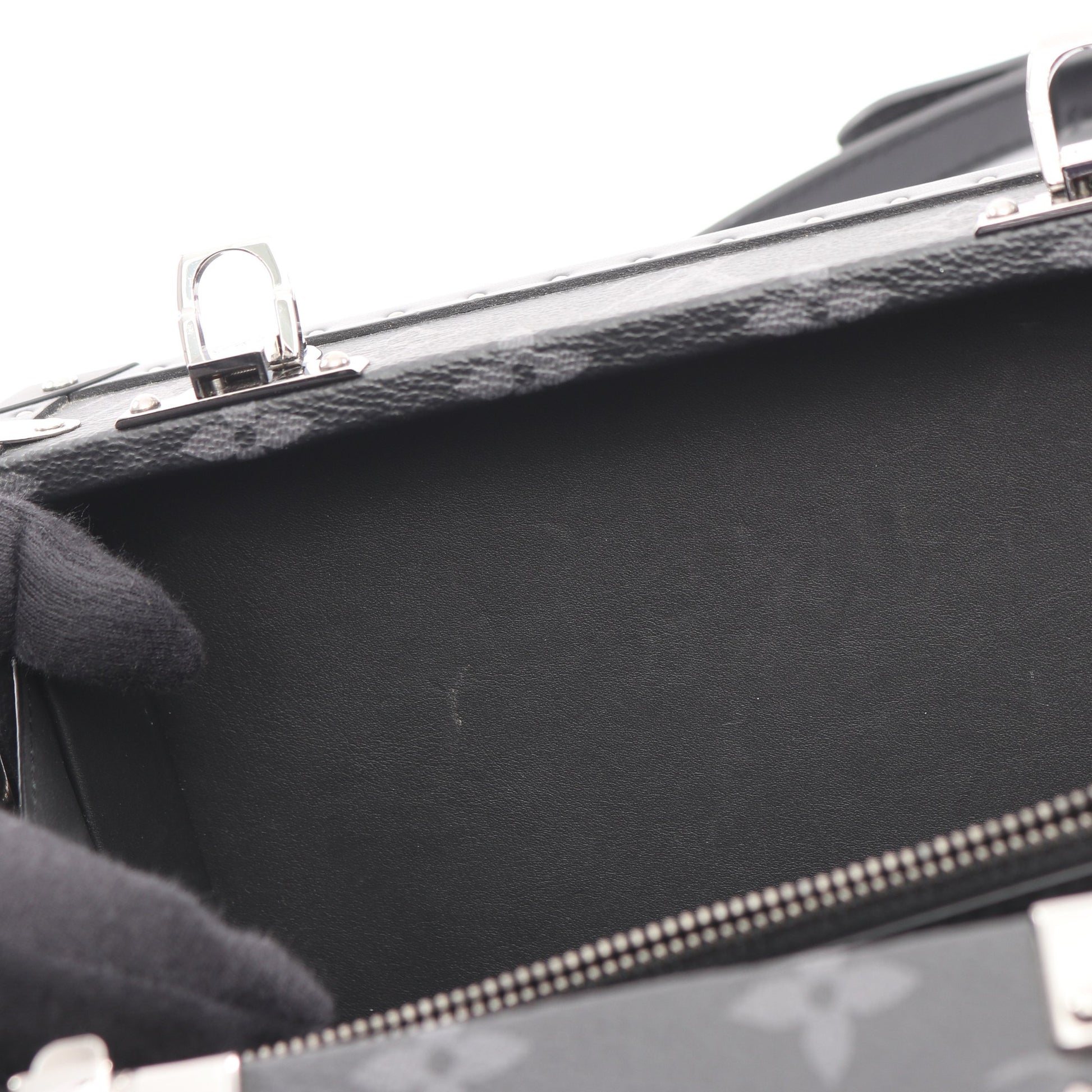 クラッチ ボックス モノグラムエクリプス ショルダーバッグ PVC レザー ブラック ルイヴィトン バッグ LOUIS VUITTON