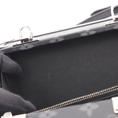 クラッチ ボックス モノグラムエクリプス ショルダーバッグ PVC レザー ブラック ルイヴィトン バッグ LOUIS VUITTON