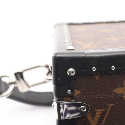 クラッチ ボックス モノグラムマカサー ショルダーバッグ PVC レザー ブラウン ブラック 2WAY ルイヴィトン バッグ LOUIS VUITTON