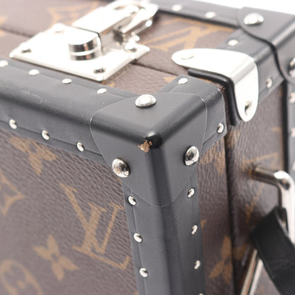 クラッチ ボックス モノグラムマカサー ショルダーバッグ PVC レザー ブラウン ブラック 2WAY ルイヴィトン バッグ LOUIS VUITTON