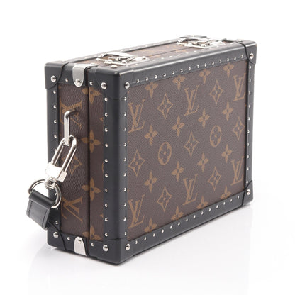 クラッチ ボックス モノグラムマカサー ショルダーバッグ PVC レザー ブラウン ブラック 2WAY ルイヴィトン バッグ LOUIS VUITTON