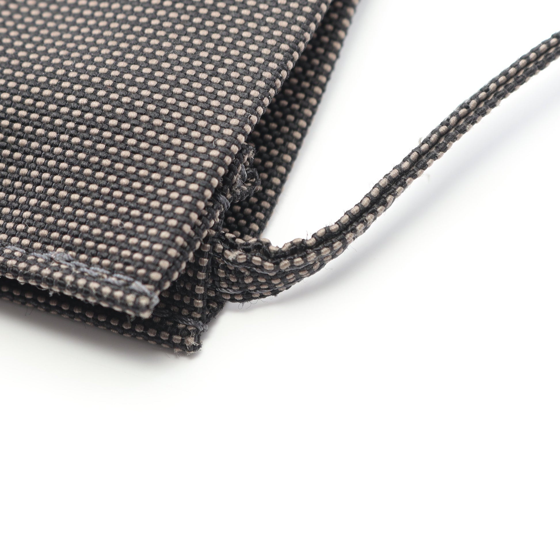 エールライン ポシェット ショルダーバッグ ナイロンキャンバス ダークグレー エルメス バッグ HERMES