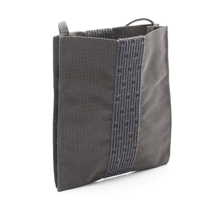 エールライン ポシェット ショルダーバッグ ナイロンキャンバス ダークグレー エルメス バッグ HERMES