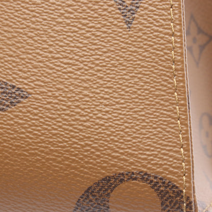オンザゴーPM モノグラムジャイアント リバース ハンドバッグ PVC ブラウン ベージュ 2WAY ルイヴィトン バッグ LOUIS VUITTON