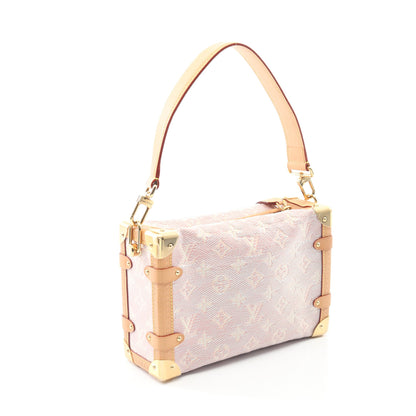 サイドトランクMM ハンドバッグ コーティングキャンバス レザー ピンク ライトブラウン 2WAY ルイヴィトン バッグ LOUIS VUITTON