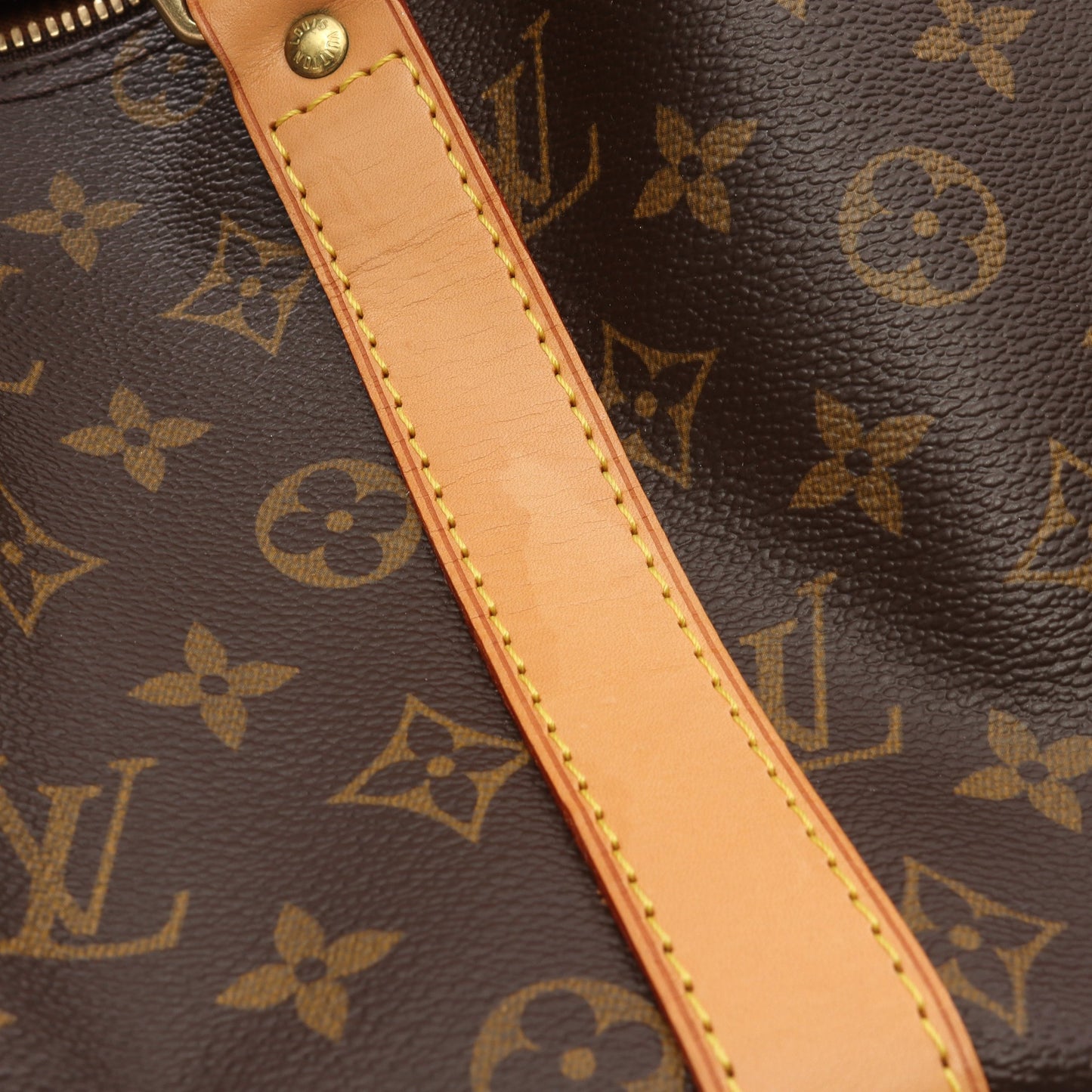 キーポル45 モノグラム ボストンバッグ PVC レザー ブラウン ルイヴィトン バッグ LOUIS VUITTON