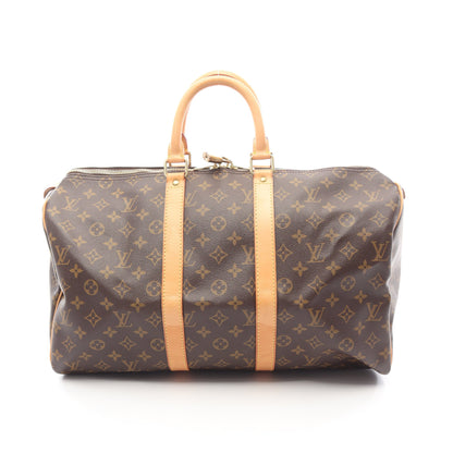 キーポル45 モノグラム ボストンバッグ PVC レザー ブラウン ルイヴィトン バッグ LOUIS VUITTON