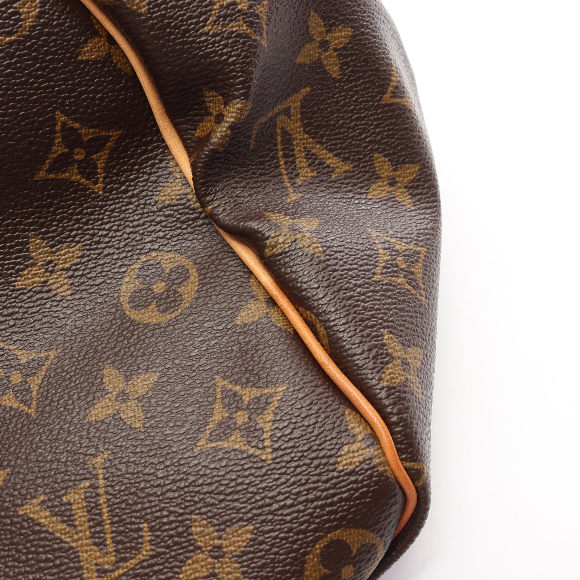 キーポル45 モノグラム ボストンバッグ PVC レザー ブラウン ルイヴィトン バッグ LOUIS VUITTON