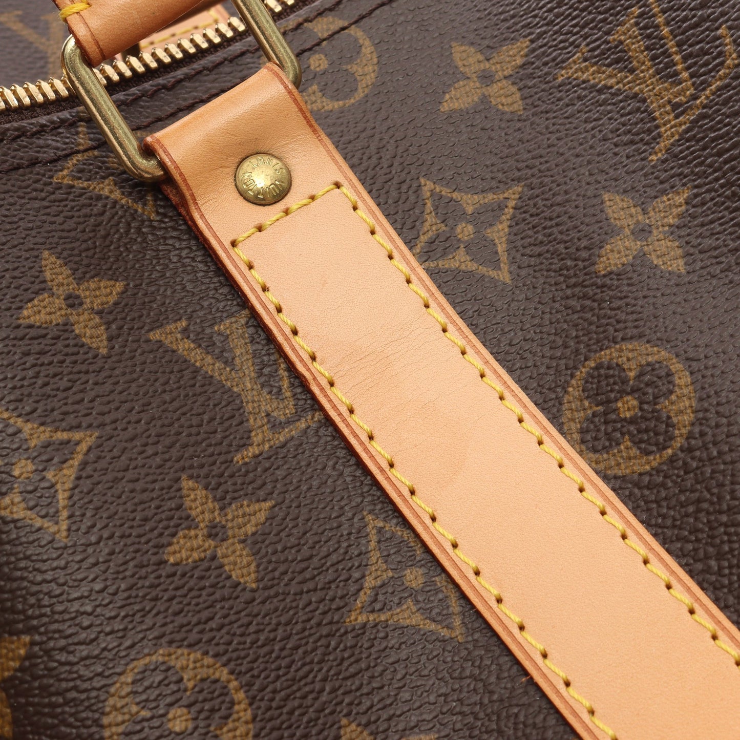 キーポル45 モノグラム ボストンバッグ PVC レザー ブラウン ルイヴィトン バッグ LOUIS VUITTON