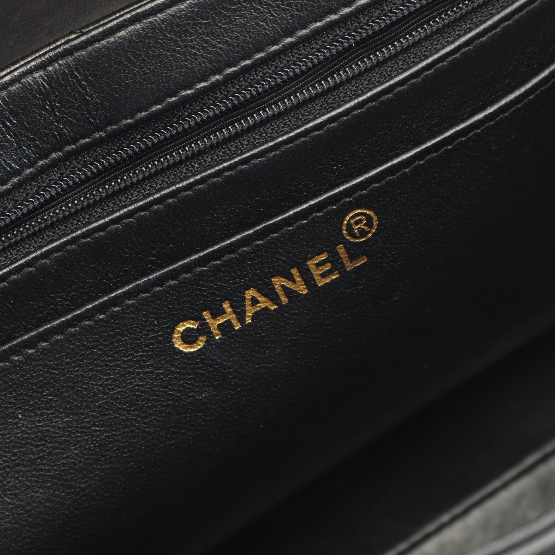 マトラッセ チェーンショルダーバッグ ラムスキン ブラック ゴールド金具 シャネル バッグ CHANEL