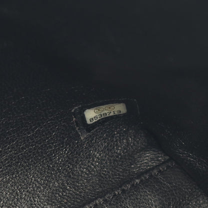 マトラッセ ハンドバッグ キャビアスキン ブラック ゴールド金具 シャネル バッグ CHANEL