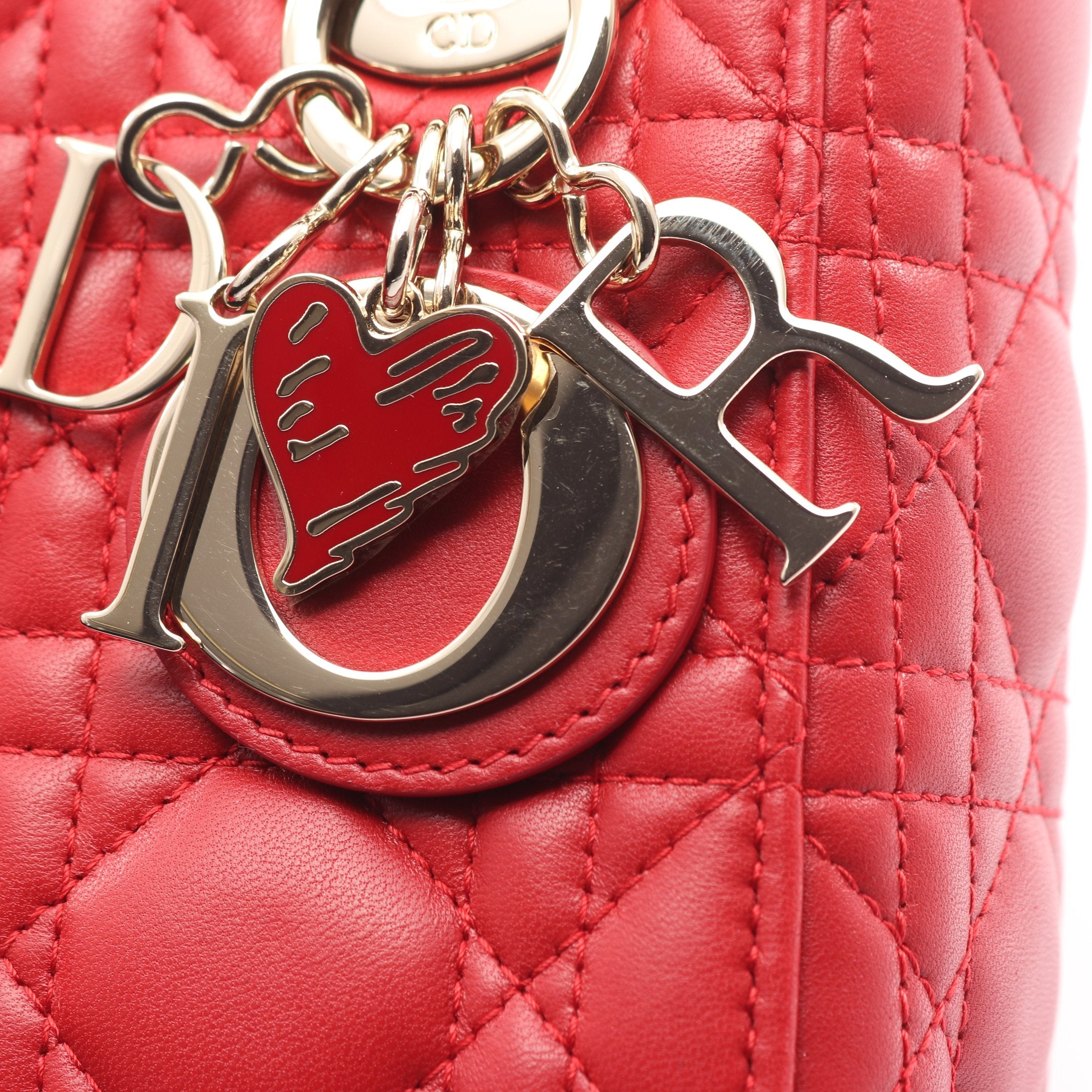 Christian Dior クリスチャンディオール ハート カナージュ レザー Christian Dior（クリスチャン・ディオール） ディオール ポーチ