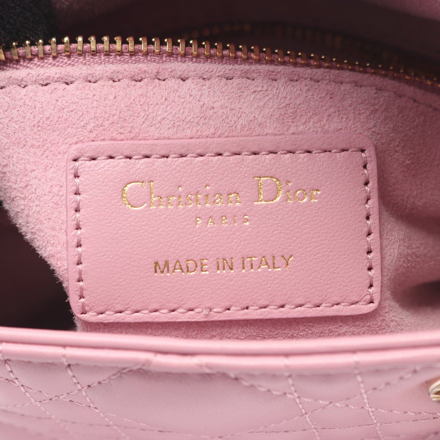 レディディオール ミニ カナージュ ハンドバッグ レザー ライトパープル 2WAY クリスチャンディオール バッグ Christian Dior