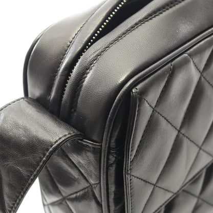 マトラッセ ショルダーバッグ ラムスキン ブラック ゴールド金具 タッセル シャネル バッグ CHANEL