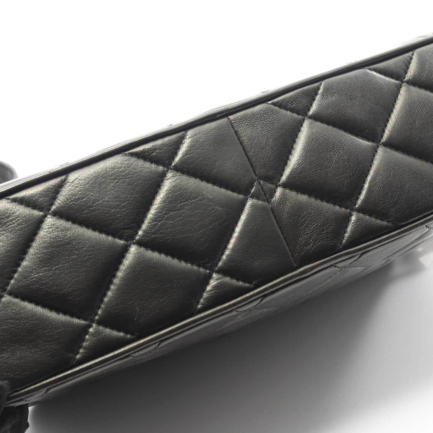 マトラッセ ショルダーバッグ ラムスキン ブラック ゴールド金具 タッセル シャネル バッグ CHANEL