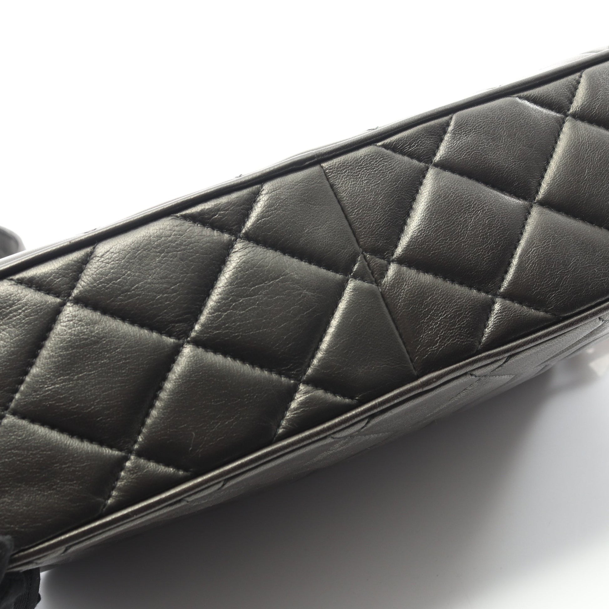 マトラッセ ショルダーバッグ ラムスキン ブラック ゴールド金具 タッセル シャネル バッグ CHANEL