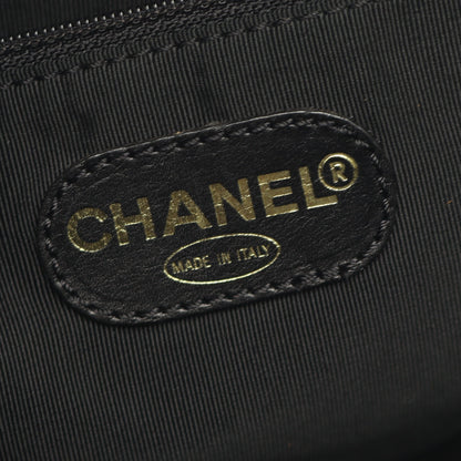 デカココマーク チェーンショルダーバッグ キャビアスキン ブラック ゴールド金具 シャネル バッグ CHANEL