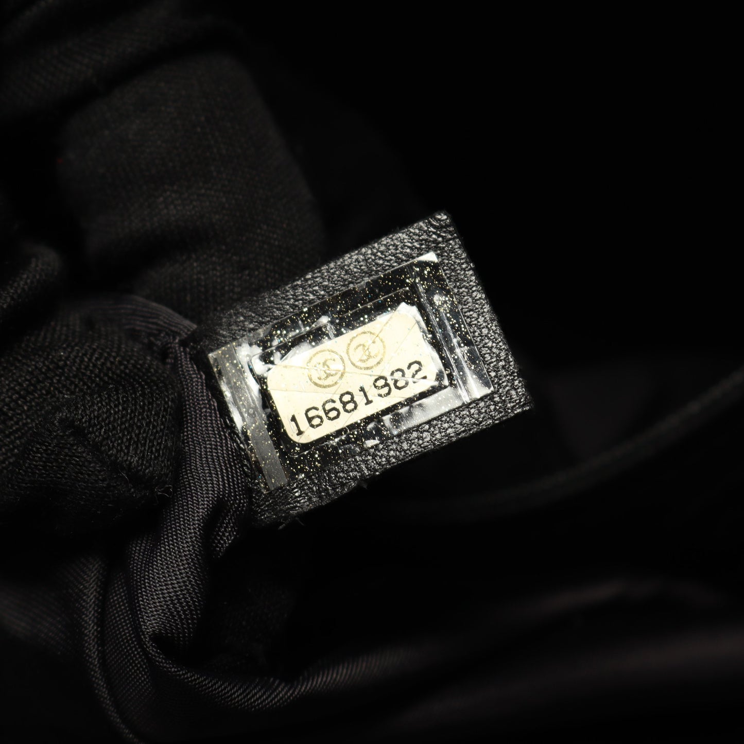 パリビアリッツMM ハンドバッグ トートバッグ コーティングキャンバス レザー ブラック シルバー金具 シャネル バッグ CHANEL