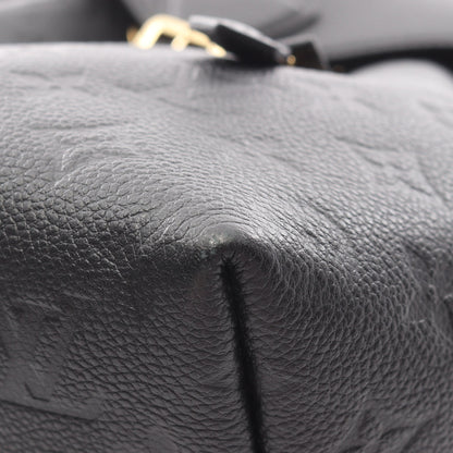 モンスリPM モノグラムアンプラント ノワール バックパック リュックサック レザー ブラック ルイヴィトン バッグ LOUIS VUITTON