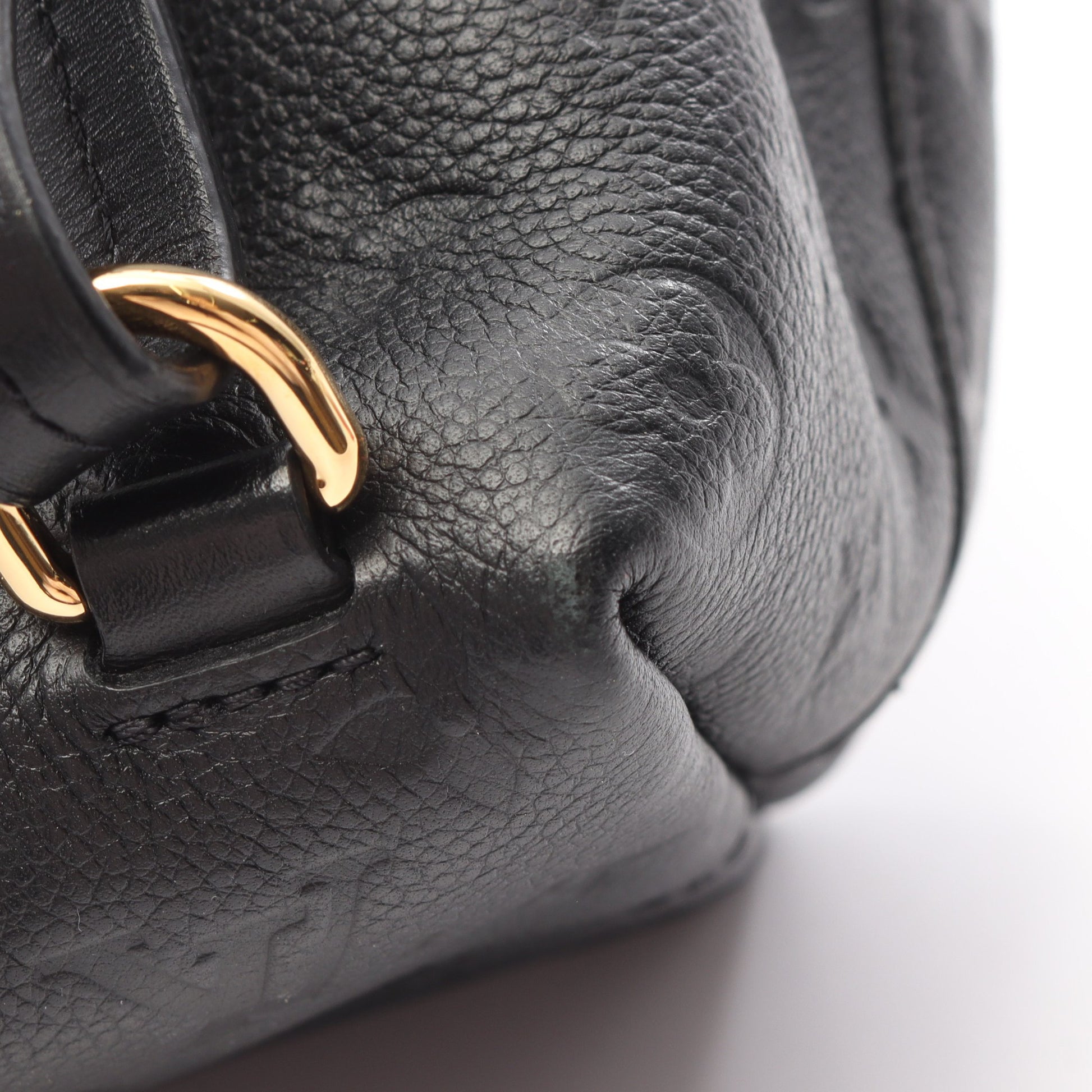 モンスリPM モノグラムアンプラント ノワール バックパック リュックサック レザー ブラック ルイヴィトン バッグ LOUIS VUITTON