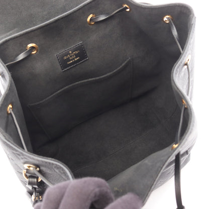 モンスリPM モノグラムアンプラント ノワール バックパック リュックサック レザー ブラック ルイヴィトン バッグ LOUIS VUITTON
