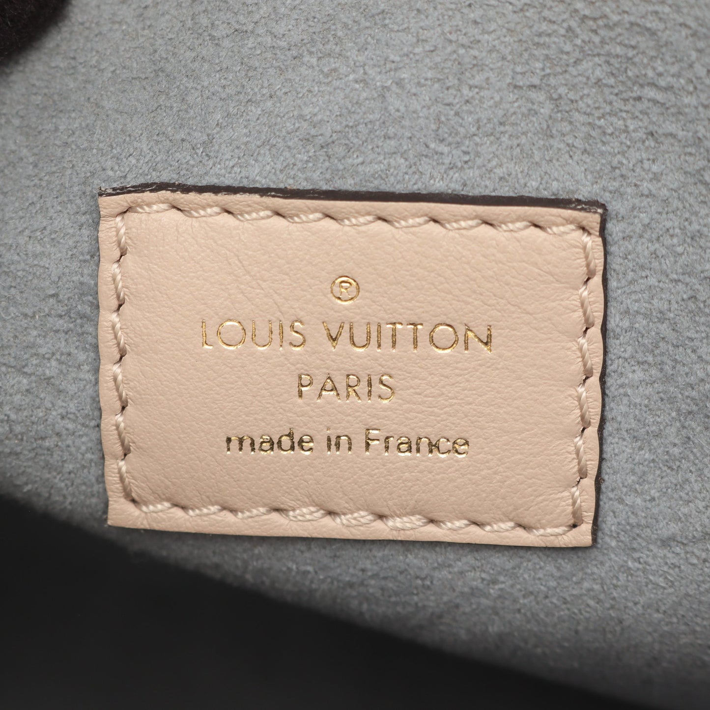 オンマイサイドPM モノグラム グレージュ ハンドバッグ レザー PVC ピンクベージュ ブラウン 2WAY ルイヴィトン バッグ LOUIS VUITTON