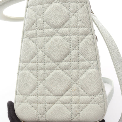 LADY DIOR レディディオール ハンドバッグ レザー ライトグリーン 2WAY クリスチャンディオール バッグ Christian Dior