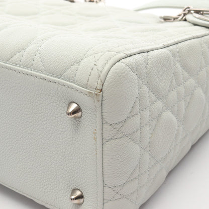 LADY DIOR レディディオール ハンドバッグ レザー ライトグリーン 2WAY クリスチャンディオール バッグ Christian Dior