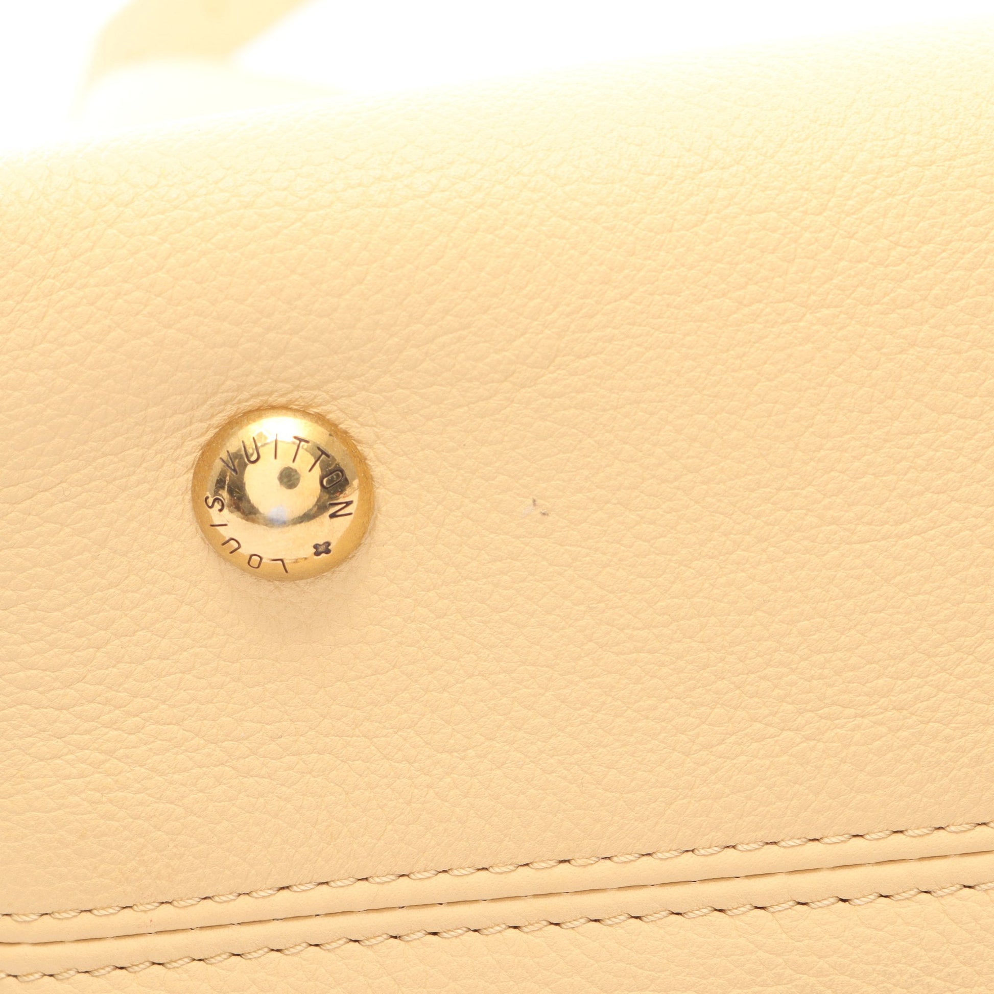ロウキー ホーボーPM ショルダーバッグ レザー ベージュ ルイヴィトン バッグ LOUIS VUITTON