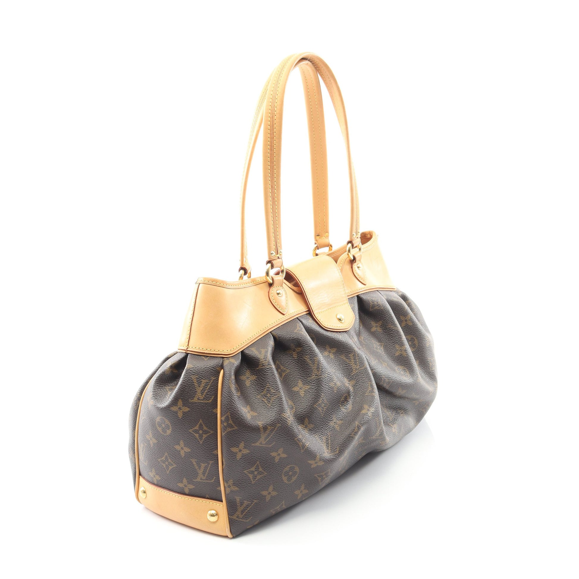 ボエシMM モノグラム ショルダーバッグ PVC レザー ブラウン ルイヴィトン バッグ LOUIS VUITTON