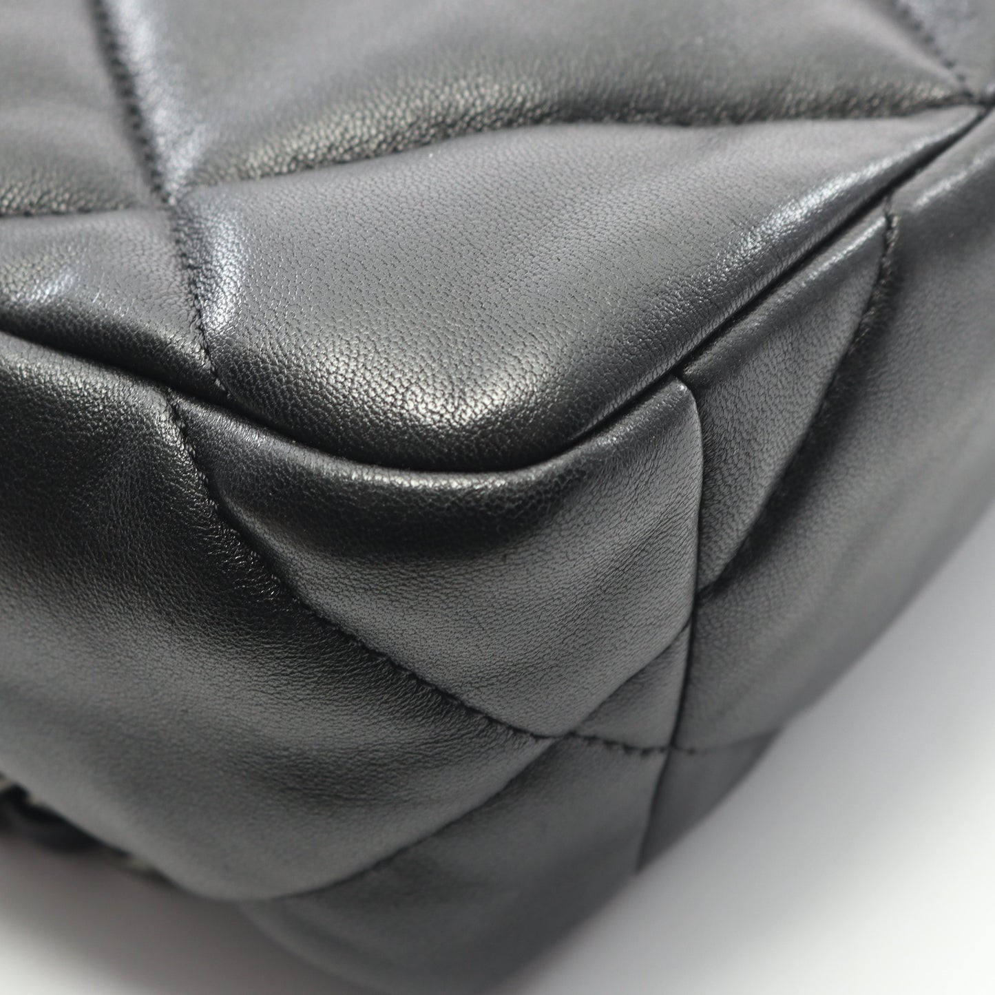19 ディズヌフ マトラッセ チェーンショルダーバッグ ラムスキン ブラック コンビ金具 2WAY シャネル バッグ CHANEL